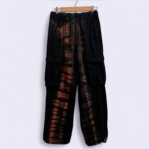 Brain Dead Black Zebra Dye Flight Cargo Pants in Women’s XS/S